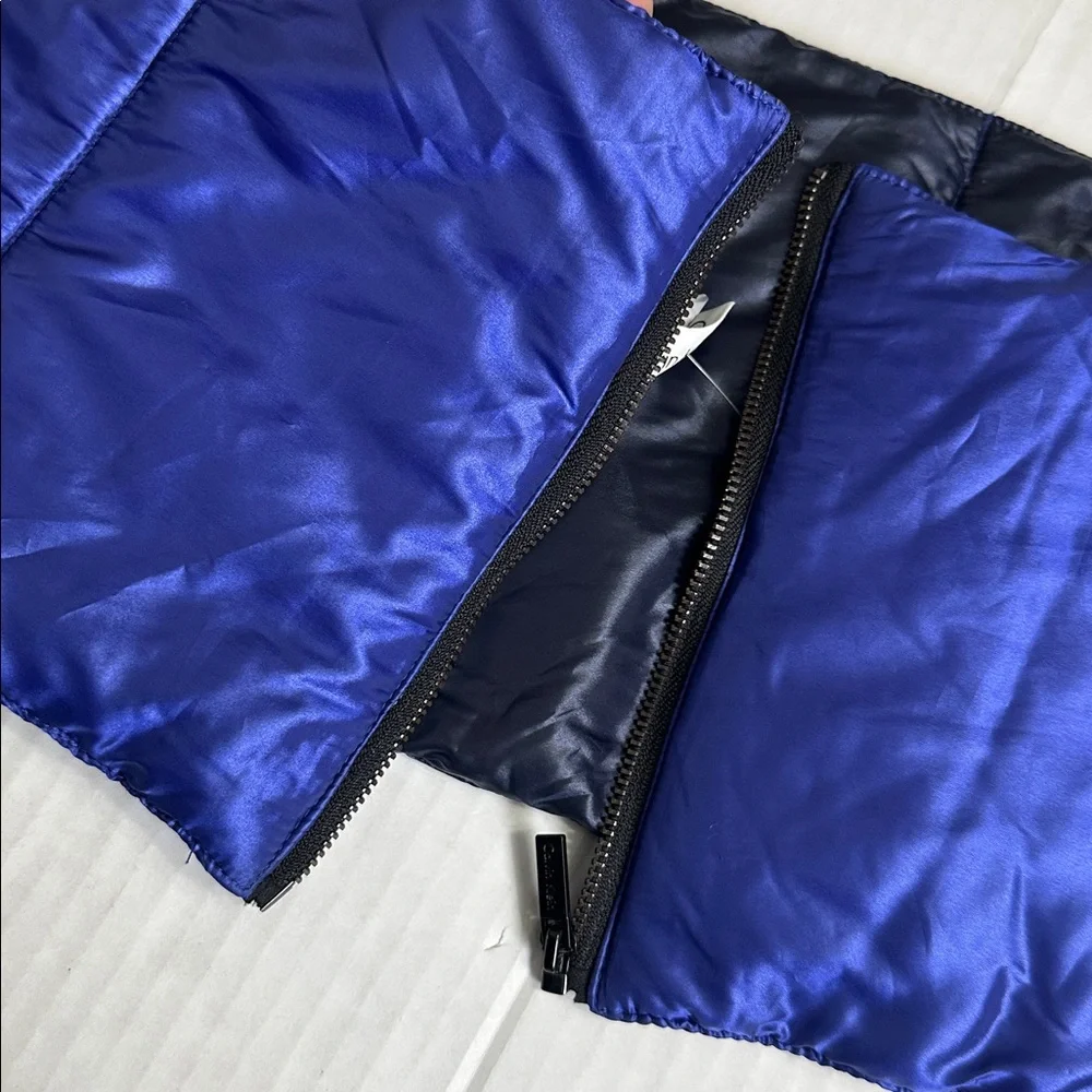 Calvin Klein New Purple‎ Tension Puffer Infinity Scarf Winter Outerwear